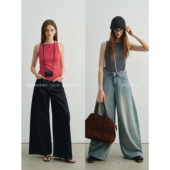 夏季 shyshy 两色 透气长裤 水洗天丝凉快牛仔裤 垂顺感 阔腿薄款