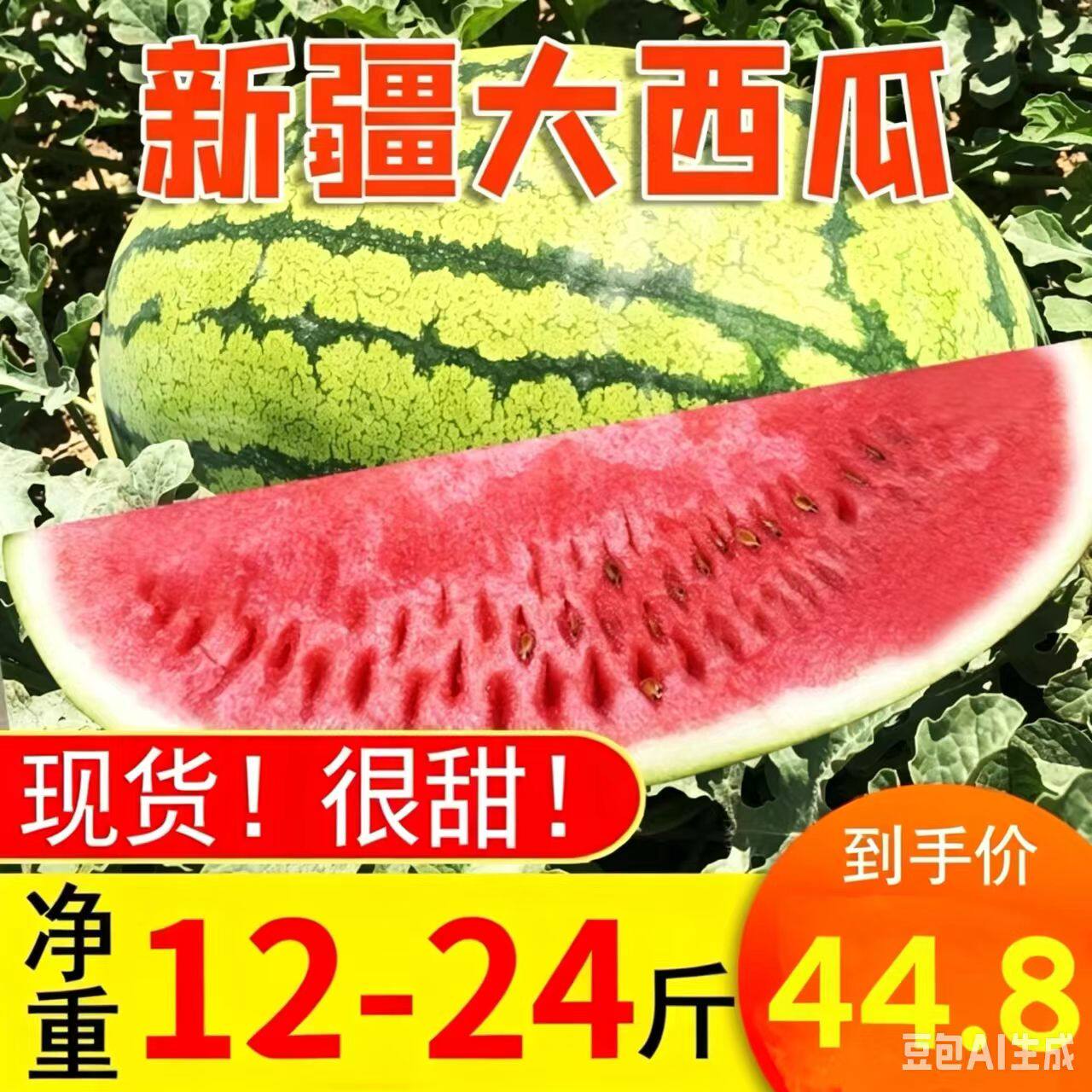 新疆吐鲁番西瓜一颗装