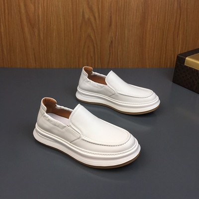 2025夏季新款真皮男鞋一脚蹬低帮