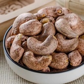 新货腰果仁1000g原味A180紫皮盐焗带皮新疆 孕妇 散装 包邮 袋装