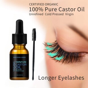 Castor Oil Hair Growth Essential Eyelash蓖麻油睫毛眉毛增长液