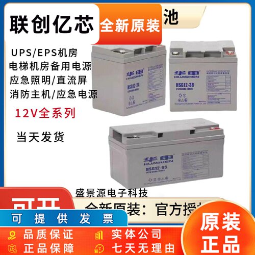 HUASHEN华申蓄电池HSG12v7AH12AH17AH24AH38AH65AH100AH150AH200A