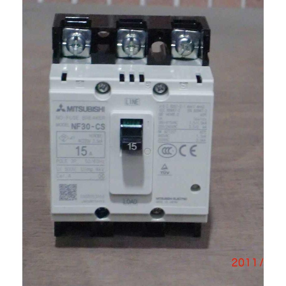 原装三菱塑壳断路器NF30-CS 2P 3P 可选极数 可选电流 全新
