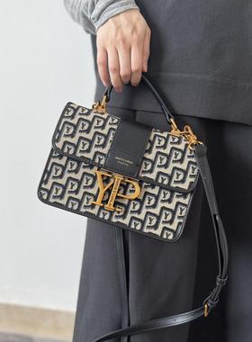 正价600+！贸易订单撤柜清仓！刺绣手提通勤小方包单肩斜跨女包包