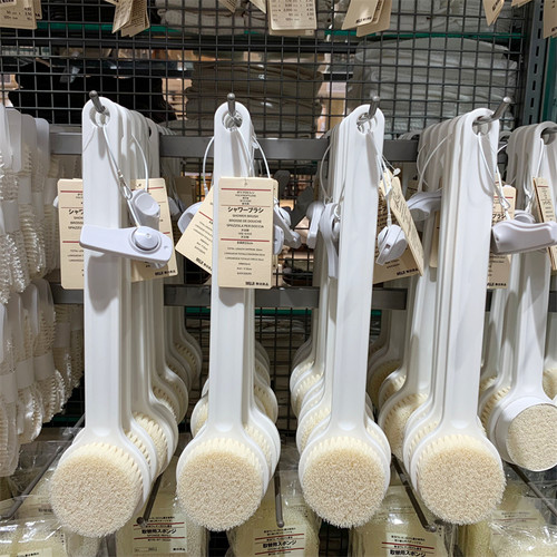 家居比囤！出日本~洗澡刷日式长柄软毛全身刷沐浴刷搓背搓澡神器