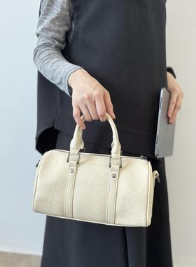 闭眼入~正价288！软皮质感包包手提波士顿女包单肩斜跨保龄球包包