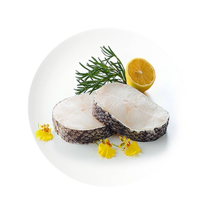 新鱼港法国进口银鳕鱼扒454g深海中段切片新鲜鳕鱼片宝宝辅食