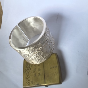 吉言方板手镯大克重可来料加工男女款