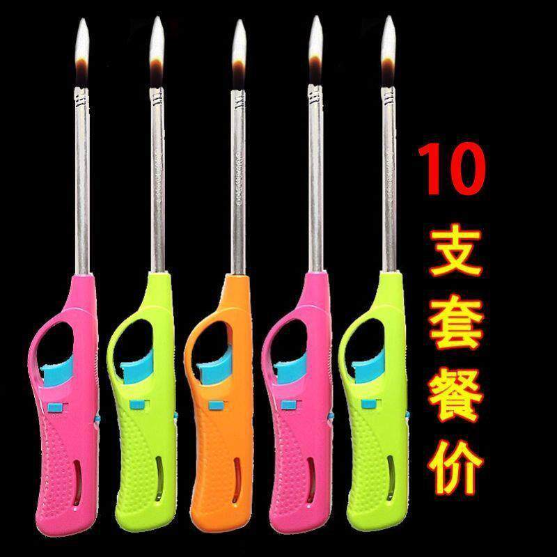 加长杆打火枪厨房点火器家用明火灶台点火枪点煤气超长打火机手柄