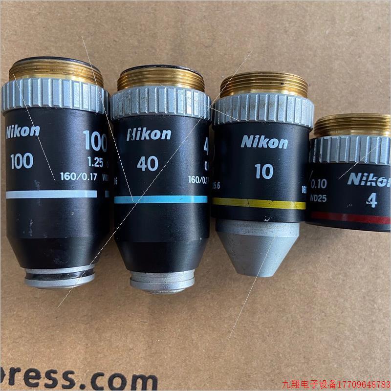 拍前询价:Nikon尼康平场物镜4X 10X 40X 100X 一套