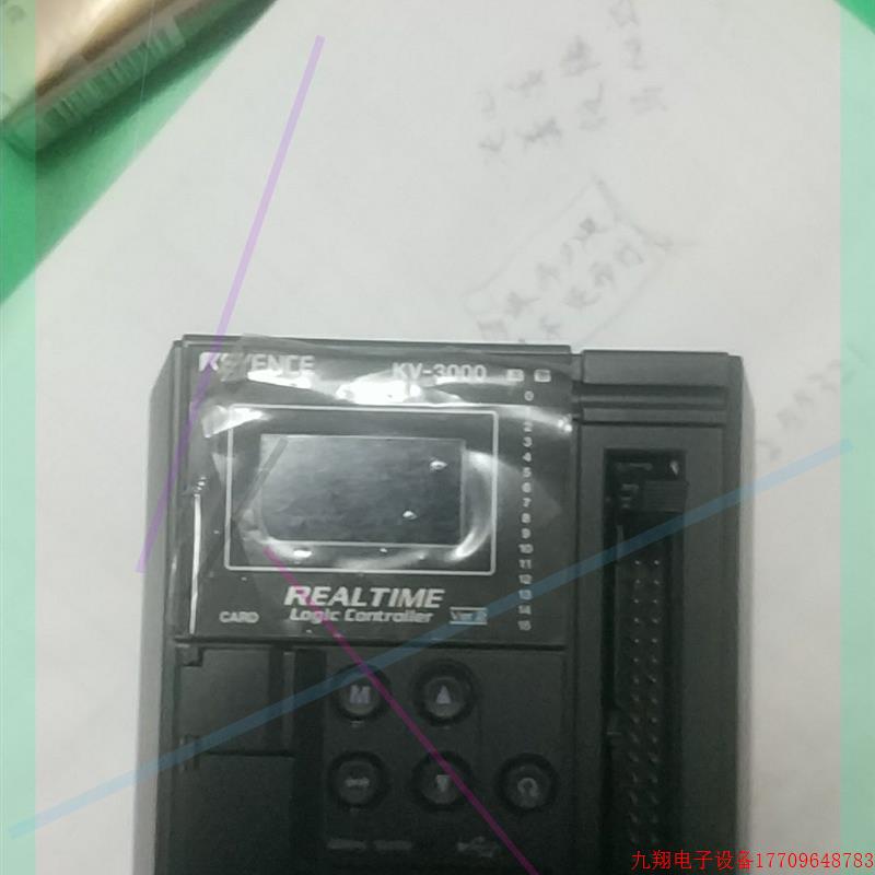 拍前询价:9.9新基恩士KV3000  PLC可程序设计控制器,可开票,可