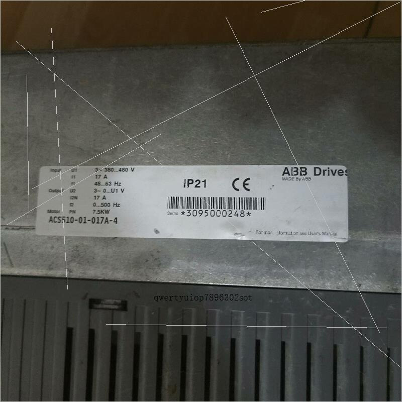 拍前询价：ABB ACS510-01-017A-4 成色型号如图!成色