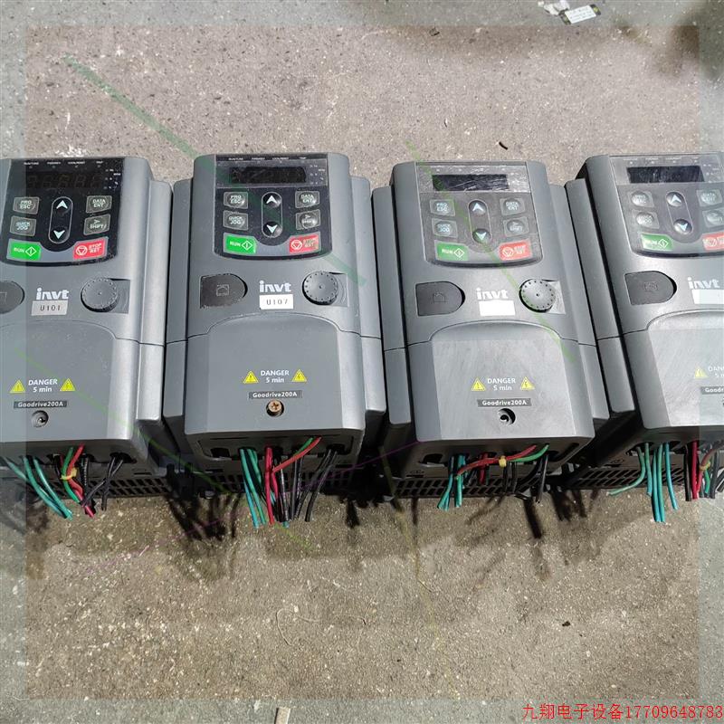 拍前询价:英威腾变频器GD200A-2R2G-4(2.2KW) 二手拆