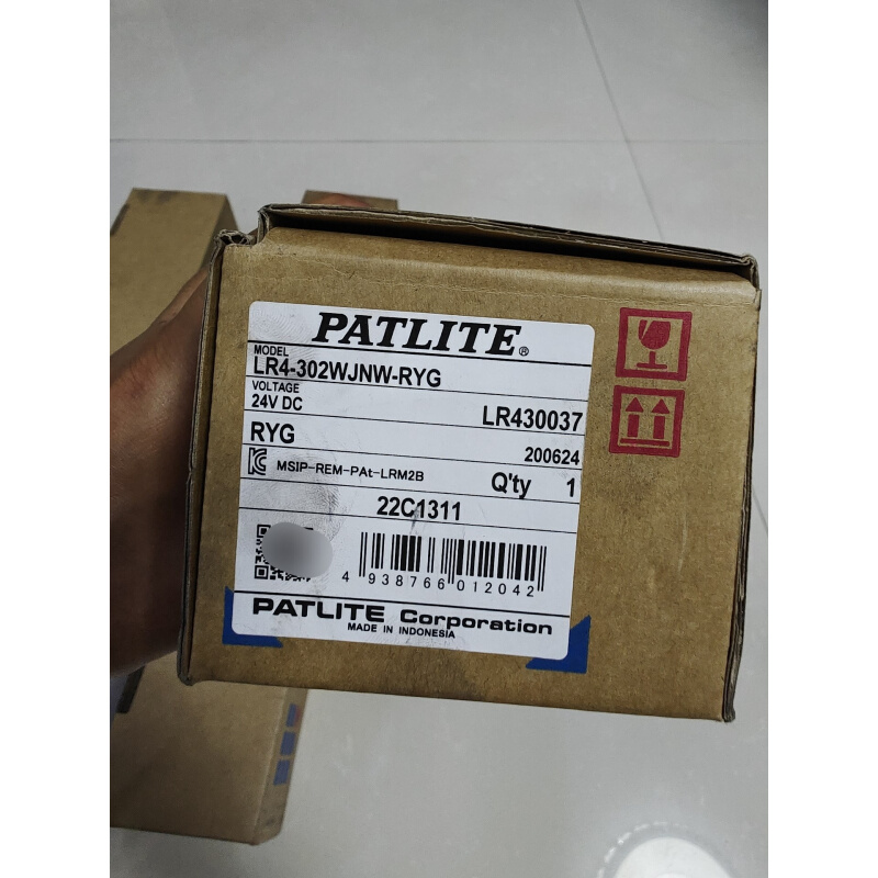 拍前询价：全新 正品日本派特莱PATLITE三色信号灯 LR4-302全新原