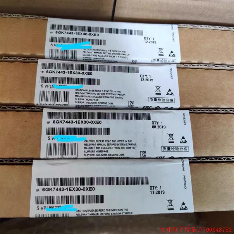 拍前询价:6GK7443-1EX30-0XE0 全新原装未拆封现货6GK7 443-1EX3