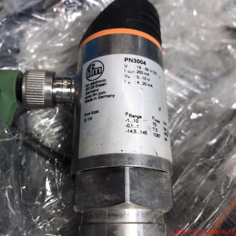 拍前询价:IFM易福门压力传感器PN3004