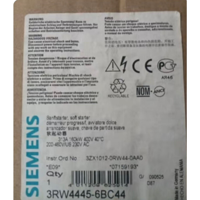 拍前询价：(议价）3RW4445－6BC44正品包邮