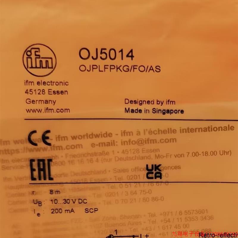 拍前询价:【包邮】 IFM OJ5014 OJ5022 OJ5028 OJ5031 全新原装