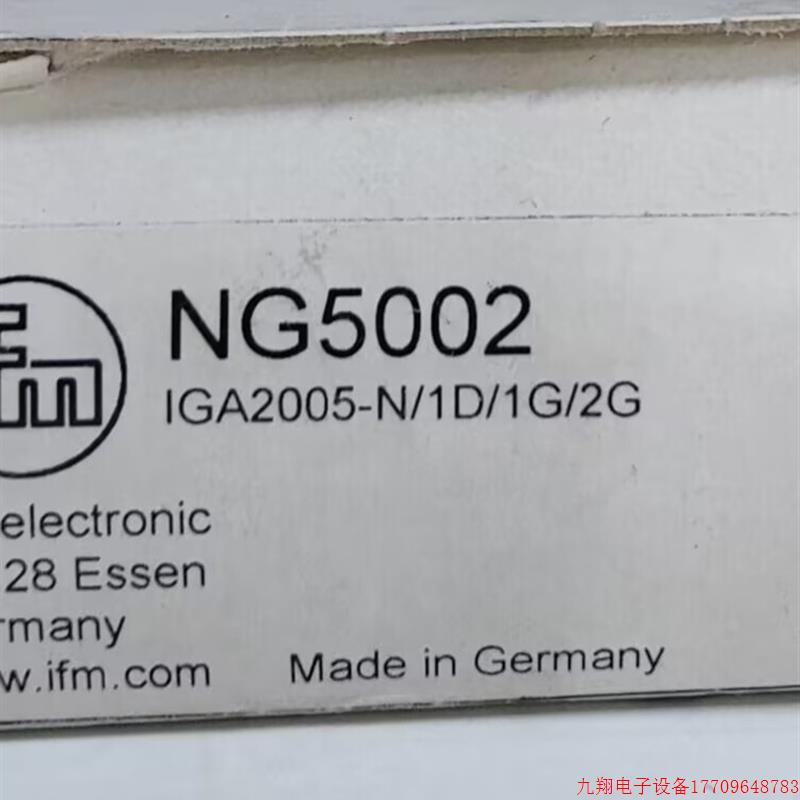 拍前询价:IFM N0533A NF5004 NG5002 全新原装正品易福门