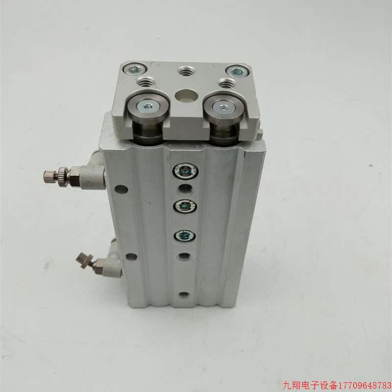 拍前询价:原装拆机SMC精密滑台气缸MXQ16-50现货实物图,九成新