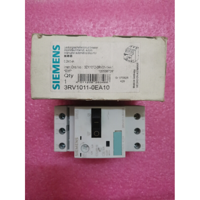 拍前询价：全新进口正品 3RV1011-0EA10 0.28-0.4A 现货