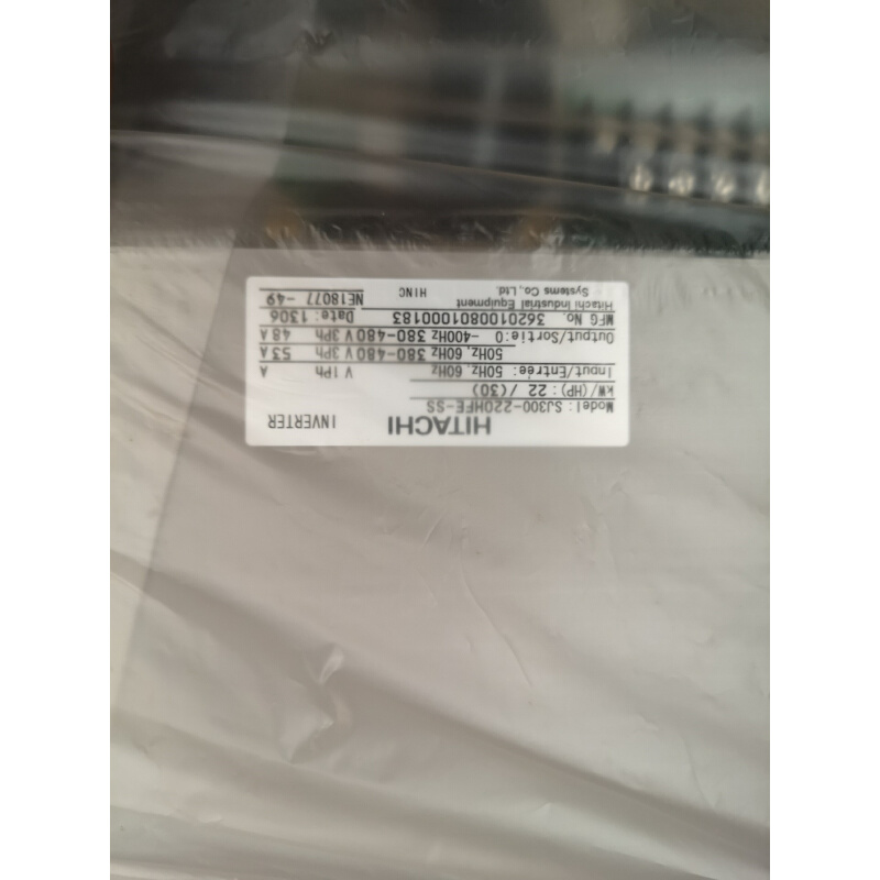 拍前询价：[议价]日立变频器全新SJ300-220HFE-SS压缩机专用机器