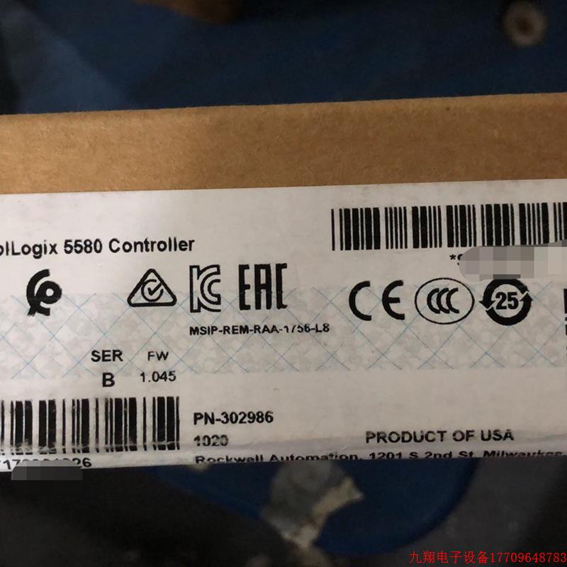 拍前询价:AB罗克韦尔1756-L81E全新现货【议价产品】