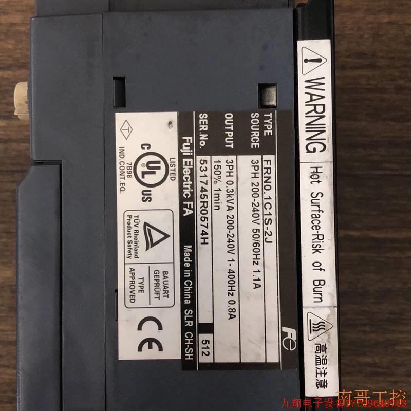 拍前询价:富士变频器FRN0.1C1S-2J&nbsp;0.1KW&nbsp;220