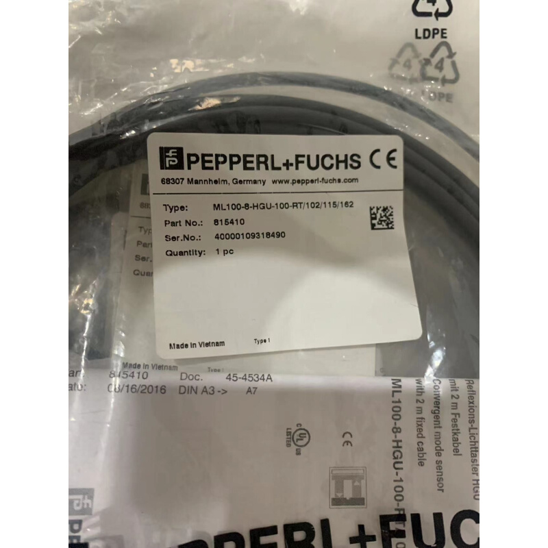 拍前询价：光电传感器ML100-8-HGU-100-RT询价为准