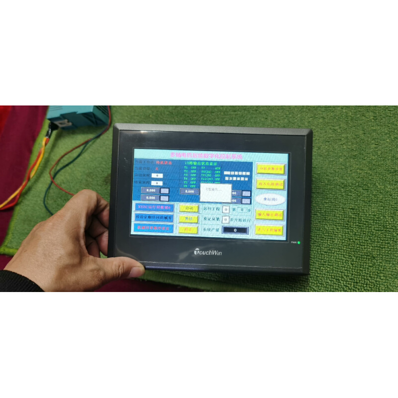 拍前询价：[议价]信捷TG765-MT触摸屏一个！功能正常！但后盖有两