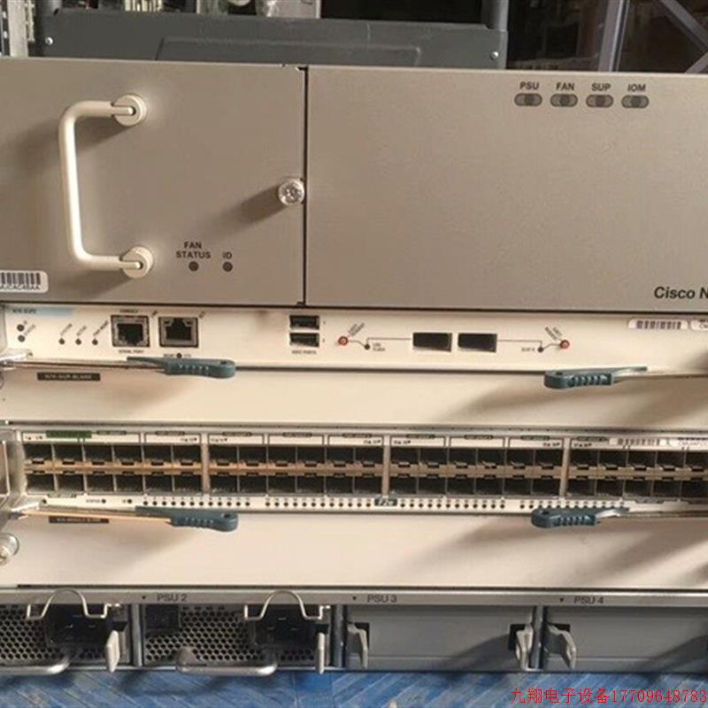 拍前询价:原装二手思科Cisco Nexus 核心交换机 N7K-C7004 带双