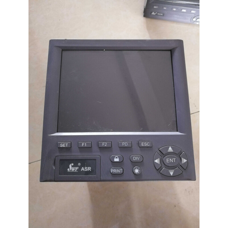 拍前询价：二手实图 SWP-ASR106 彩色无纸记录仪 4-20ma AC220V/5