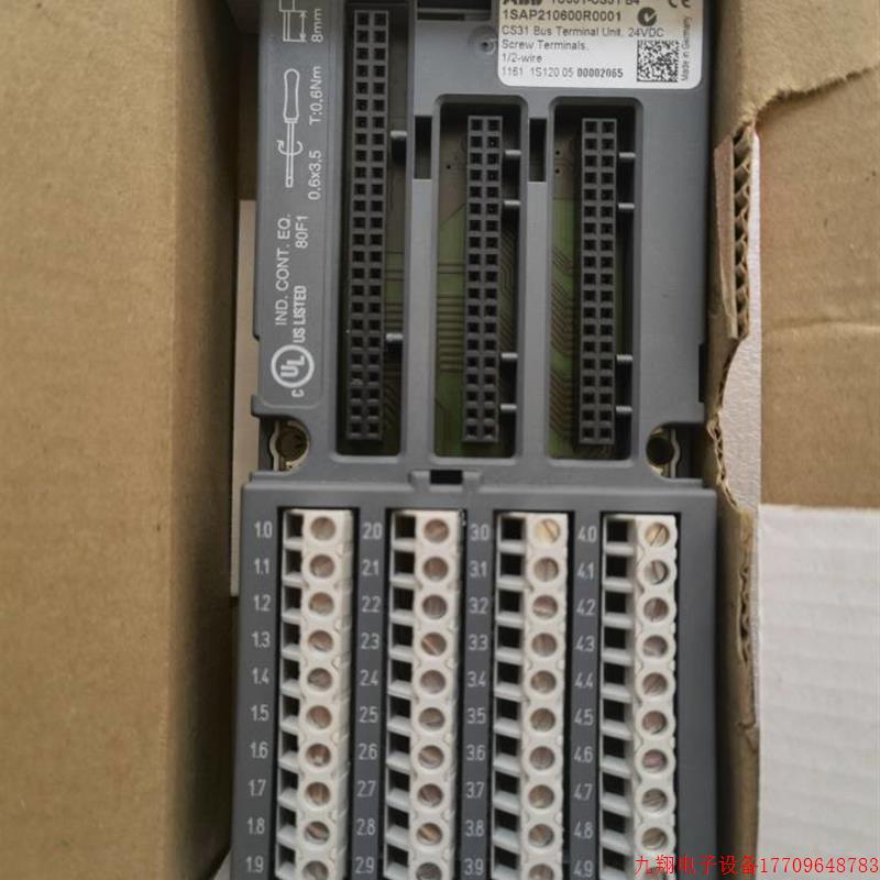 拍前询价:A027*ABB全新正品 TU551-CS31 1SAP210600R0001 不是原