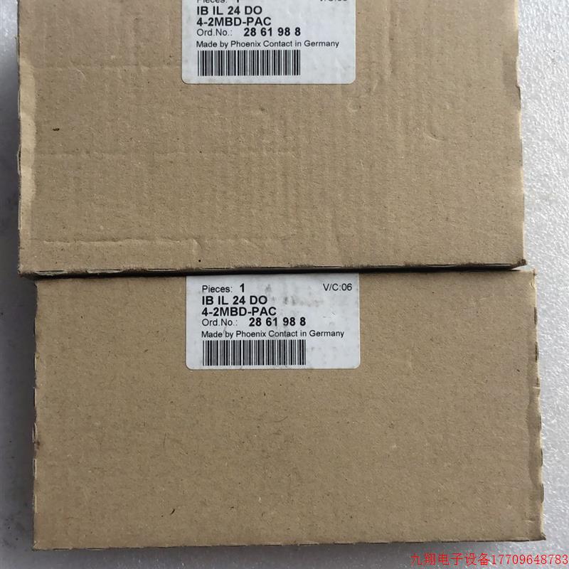 拍前询价:A028*全新原装 菲尼克斯 IB IL 24 DO 4-2MBD-PAC 2861