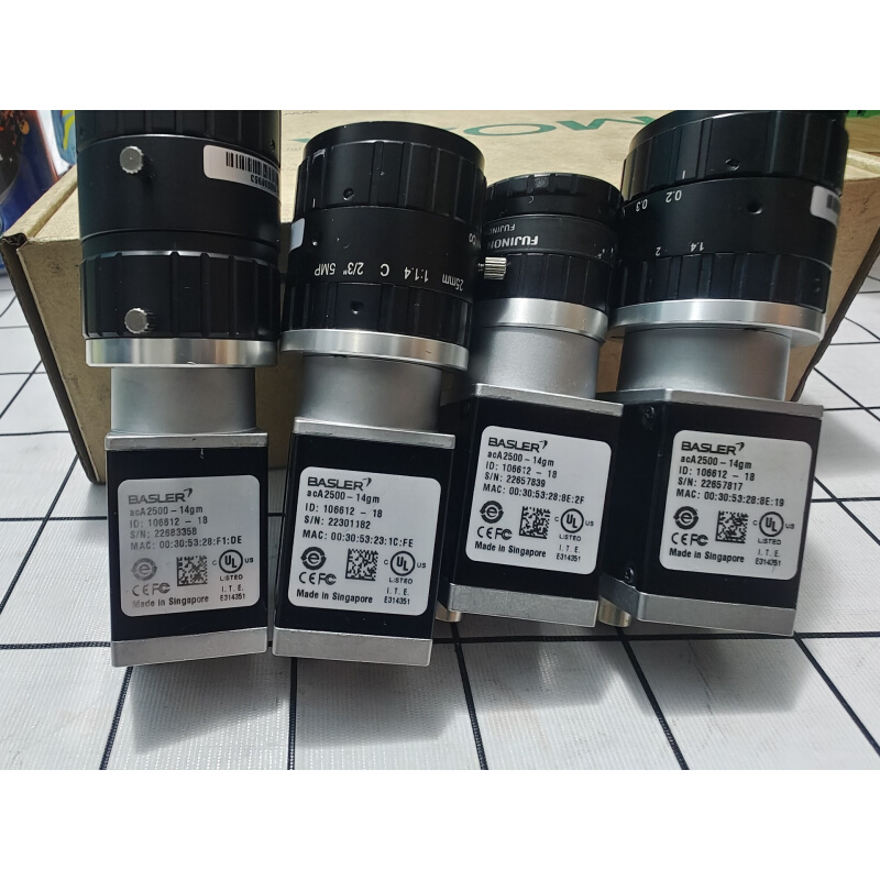 拍前询价：德国巴斯勒 BASLER acA2500-14gm 网口Gi全新原装拍前