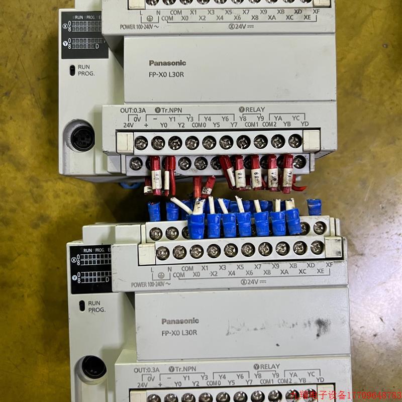 拍前询价:(议价)拆机  PLC AFPX0L30R-F 两台
