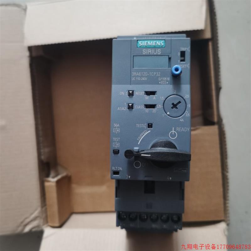 拍前询价:全新原装正品SIEMENS软启动器3RA6120-1CP32现货