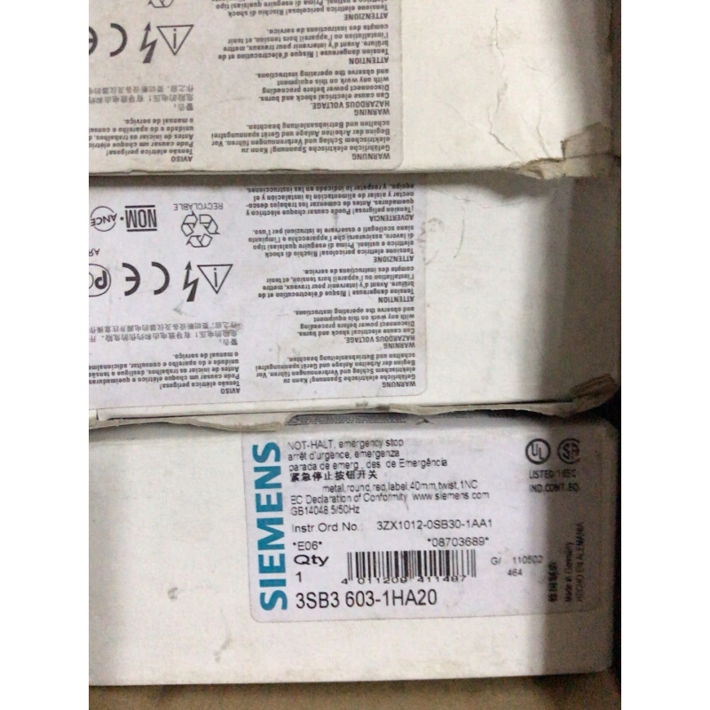拍前询价：急停按钮3SB3603-1HA20全新原装拍前请询价全新原装拍
