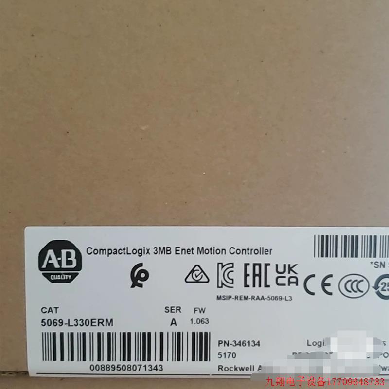 拍前询价:AB PLC模块封5069-L330ERM现货议价