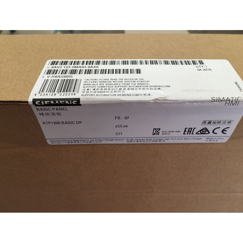 拍前询价：6AV2123-2MA03-0AX0  12寸 HMI 精简面板 6AV212