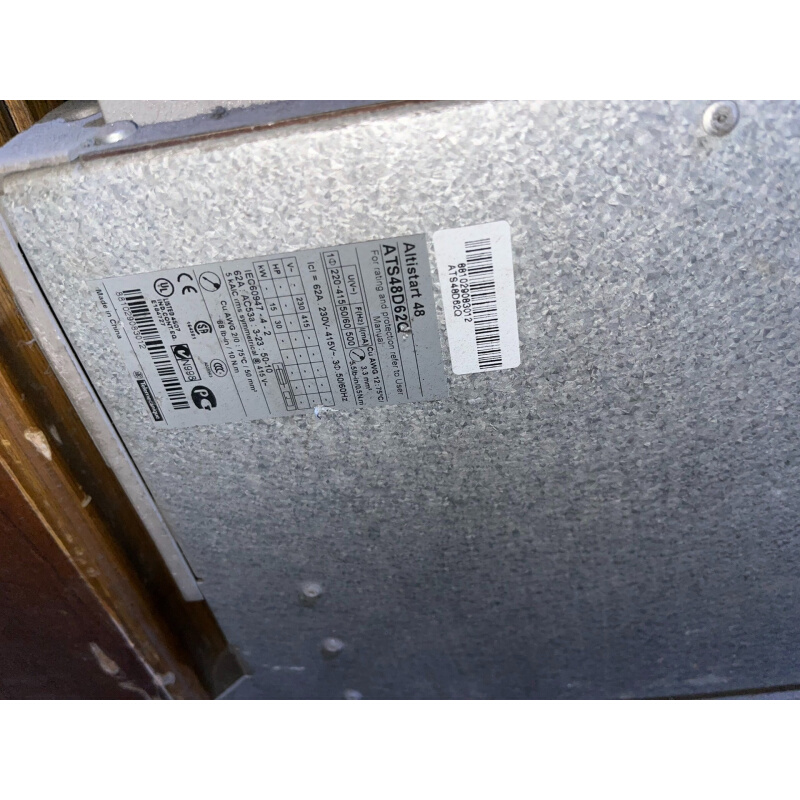 拍前询价：（议价）施耐德软启动ATS48D62Q 拆机