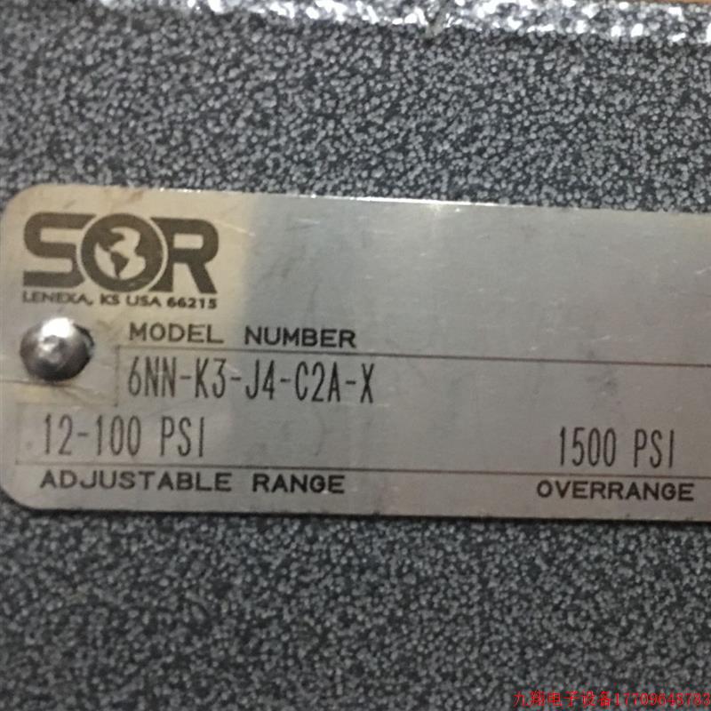 拍前询价:44V1-K45-N4-B1A美国SOR压力开关原装正品源头货源索尔