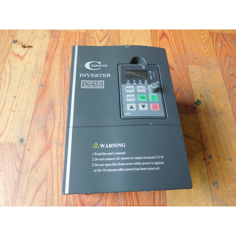 拍前询价：二手 康沃变频器CVF-LS1-4T0022C 2.2KW 380V 实物图询