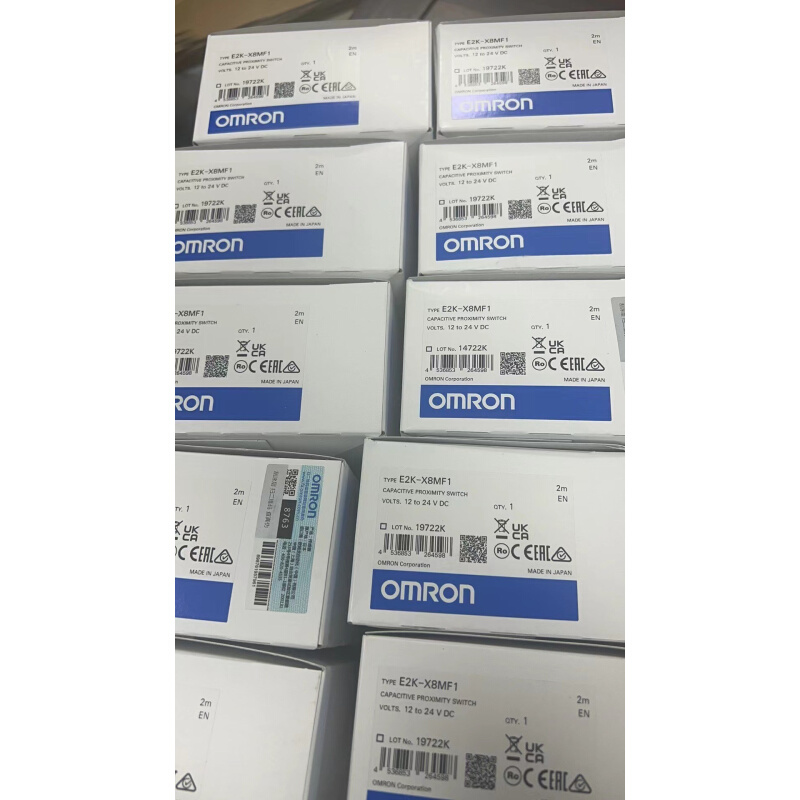 拍前询价：原装正品假一罚十E2K-X8MF1电容式接近开关 库存全新原