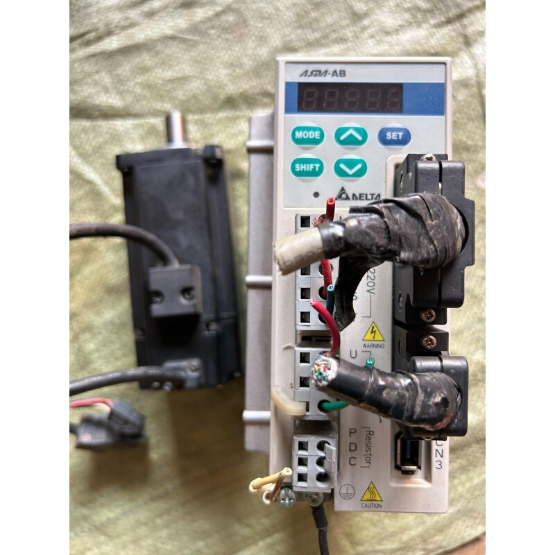 拍前询价：台达伺服驱动器ASD-A0421-AB 伺服电机ECMA-C