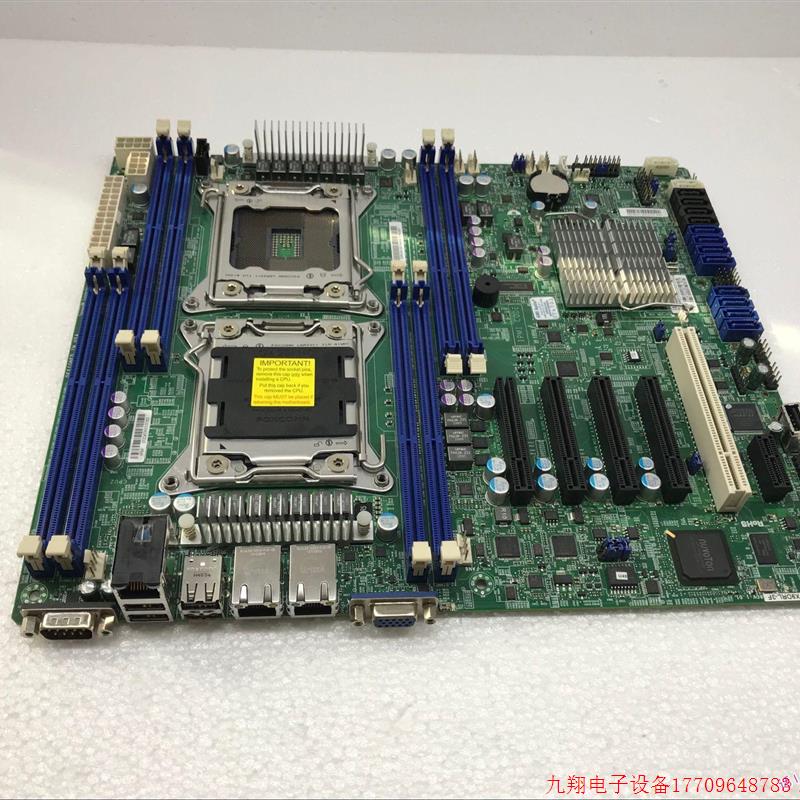 拍前询价:原装超微X9DRL-iF支持E5-2600 V2 CPU  远程管理 双网