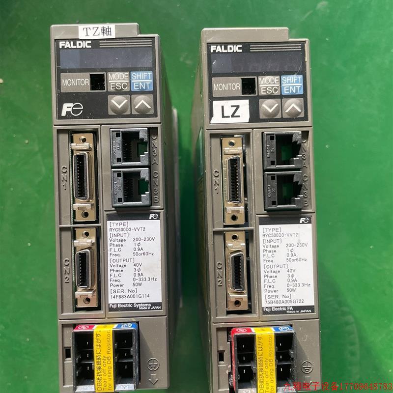 拍前询价:富士伺服电机驱动器 RYC500D3-VVT2【议价产品】