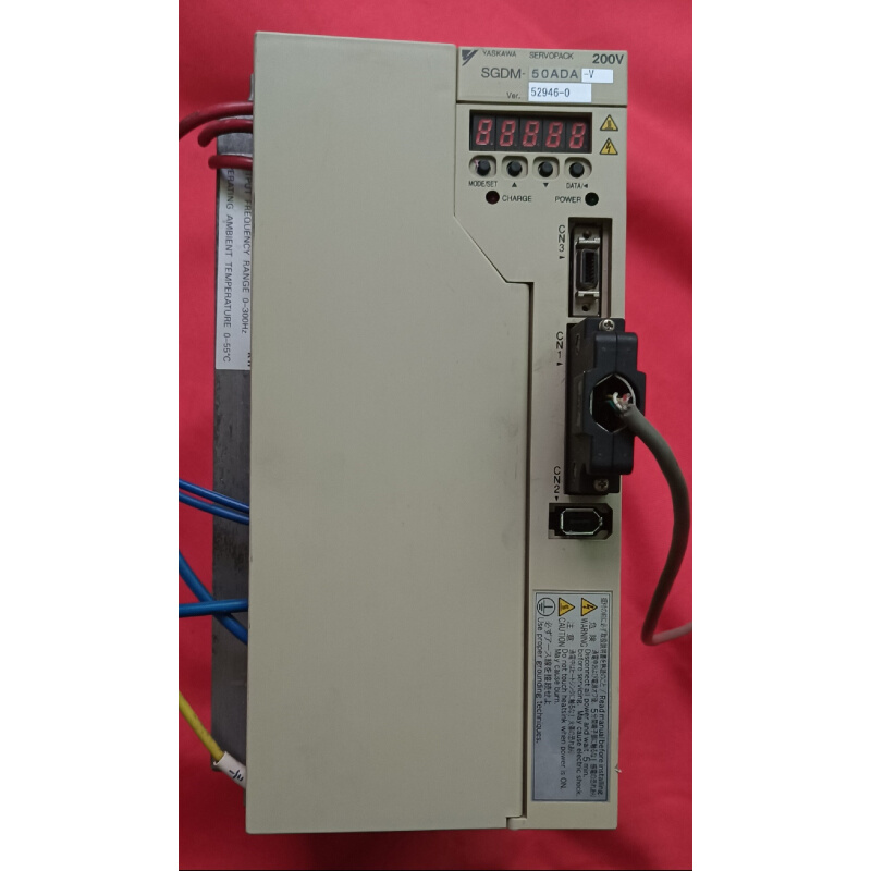 拍前询价：安川伺服驱动器，SGDM-50ADA，5.0KW，拆机拆下来