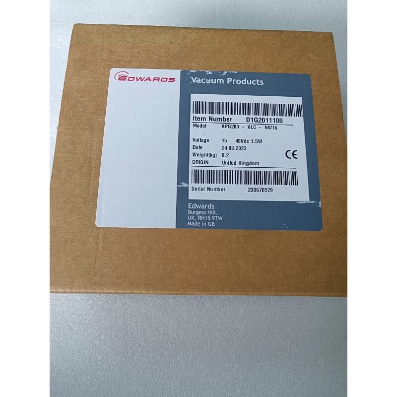 拍前询价：（议价）爱德华真空计APG200-XLC-NW16全新原装正品D1G