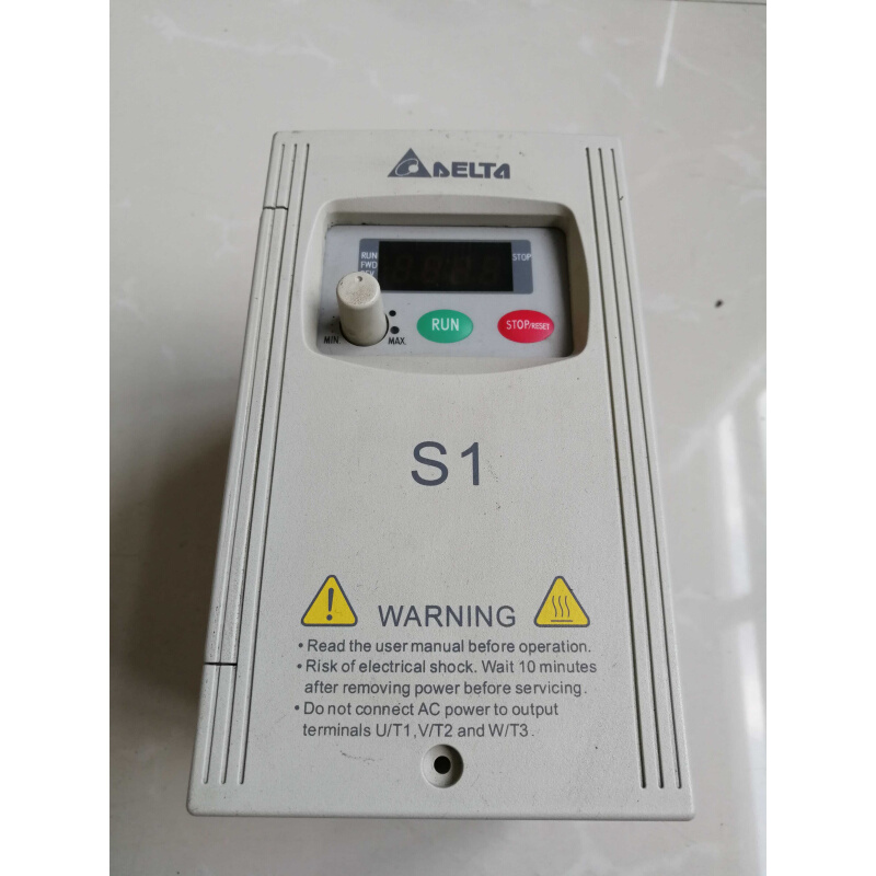 拍前询价：二手实图台达S1系列变频器VFD004S43A 0.4KW 380V原装